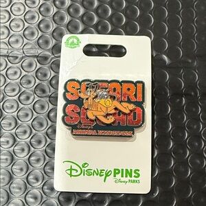 Disney Safari Squad Pluto Animal Kingdom Pin - Orange and Black
